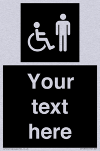 Custom information: black panel disabled and male